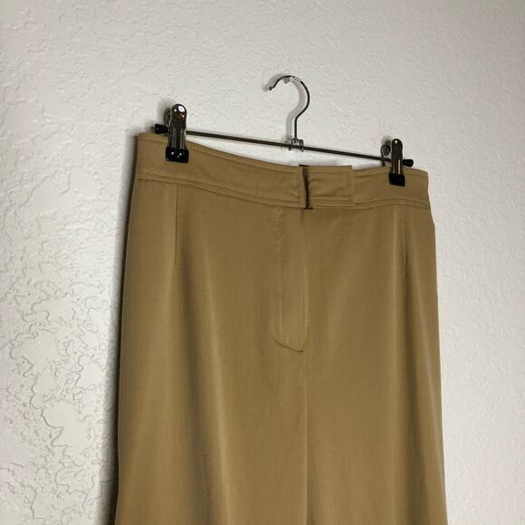 Escada golden tan wool blend trouser pants - Picture 2 of 15